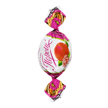 Фото Конфеты фрукты в шоколаде Королевский персик с миндалем в шоколадной глазури Микаэлло