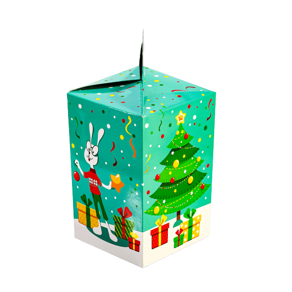  миниатюра новогоднего подарка Веселый кролик