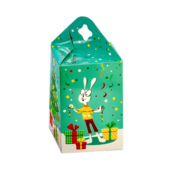  миниатюра новогоднего подарка Веселый кролик