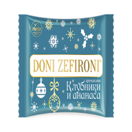 Зефир с ароматом клубники и ананаса DONI ZEFIRONI