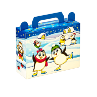  миниатюра новогоднего подарка Пингвины